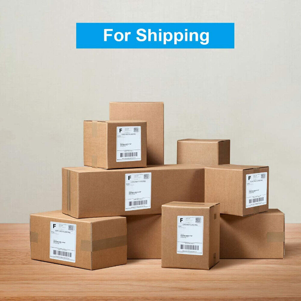 100-5000 4″x6″ Fanfold Direct Thermal Shipping Labels for Zebra & Rollo Printer