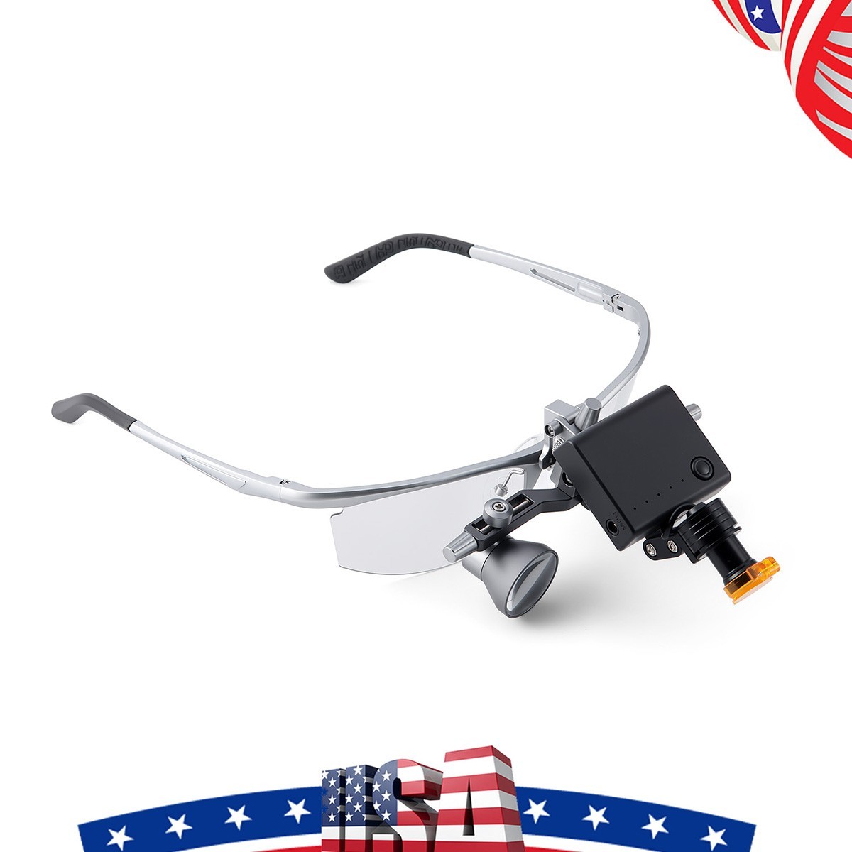 2.5.0X-6.0X Dental Medical Surgical Ergo Binocular Loupes /5W LED Head Light
