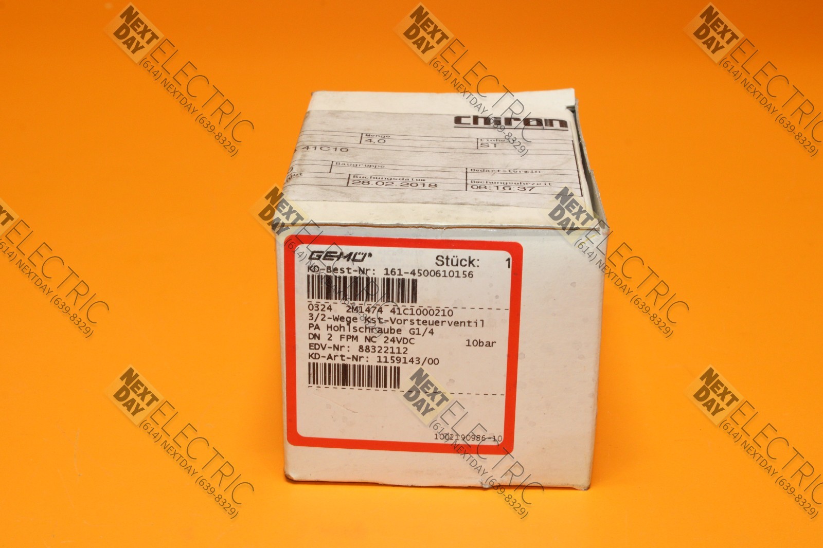 Gemu, 1159143/00 0324 2M1474 41C1000210, 161-450061-156, Valve Wegeventil Chiron