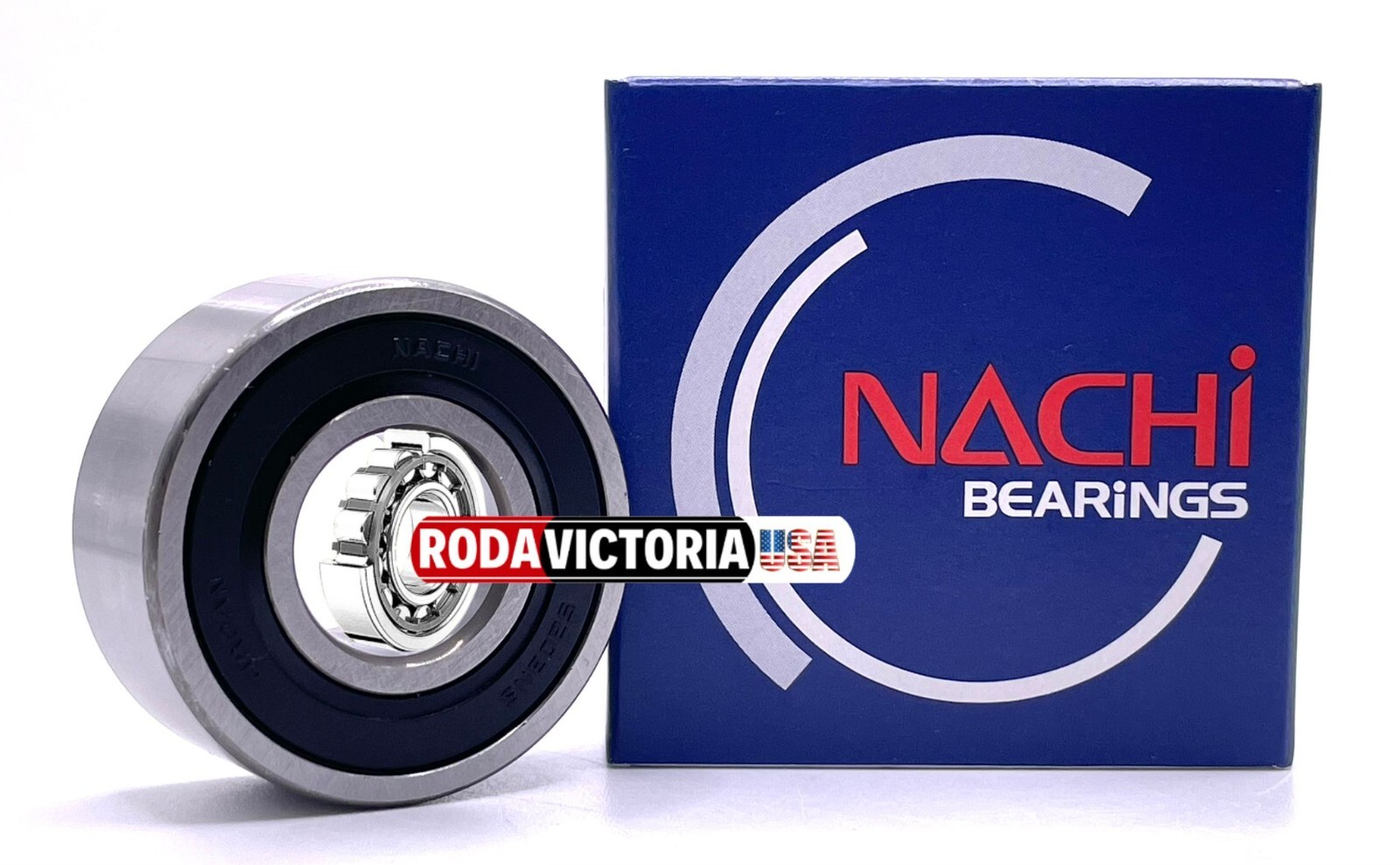 NACHI JAPAN 5203 2NS Angular Contact Ball Bearing, Sealed 17X40X17.5mm 5203-2RS