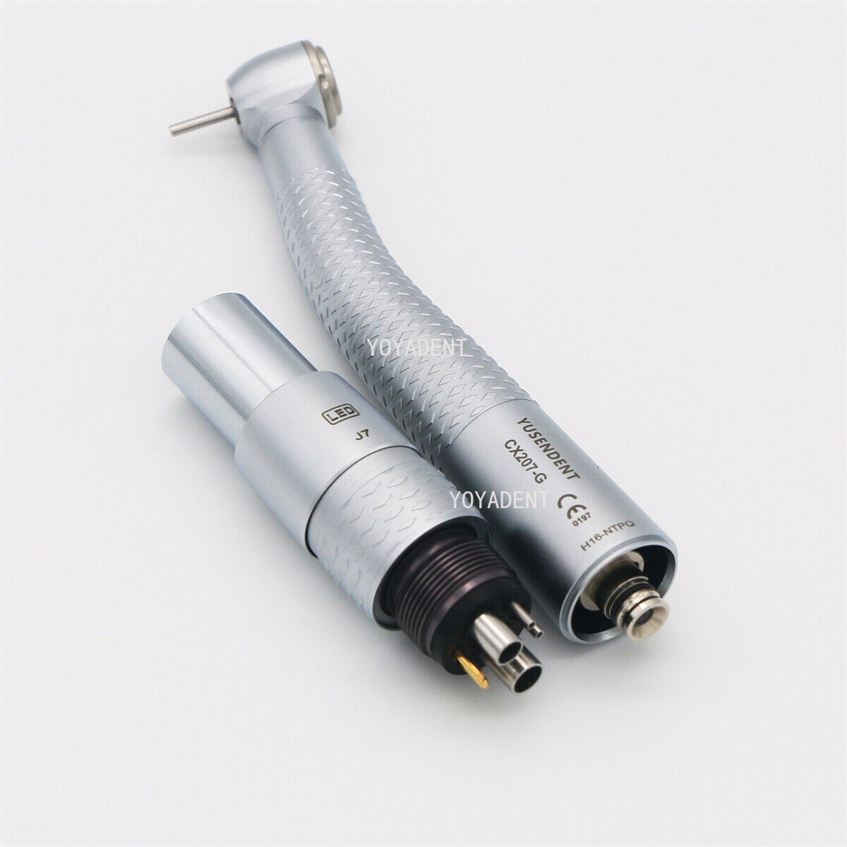 COXO Dental Turbine Fiber Optic High Speed Handpiece LED Coupler 6 Pin Fit KAVO