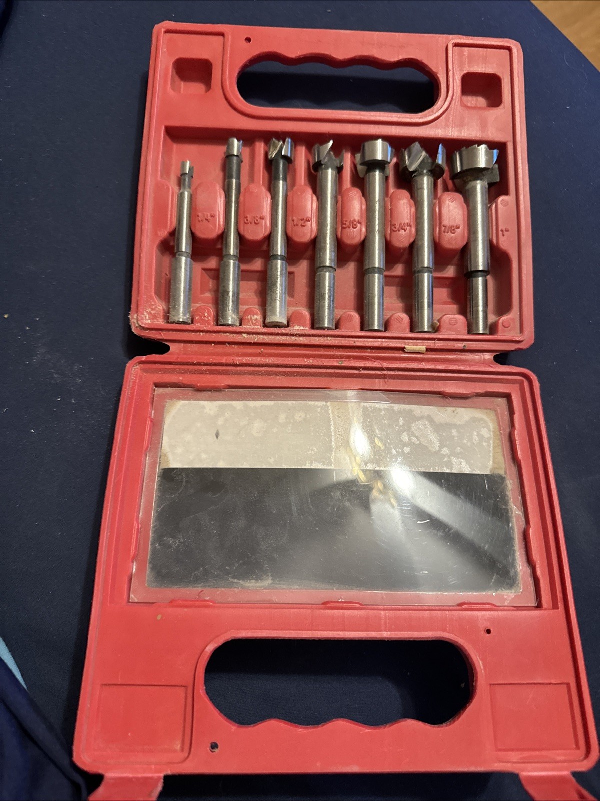 Hickory Woodworking 7 Piece Forstner Bit Set FBS-1007, 1/4” to 1”