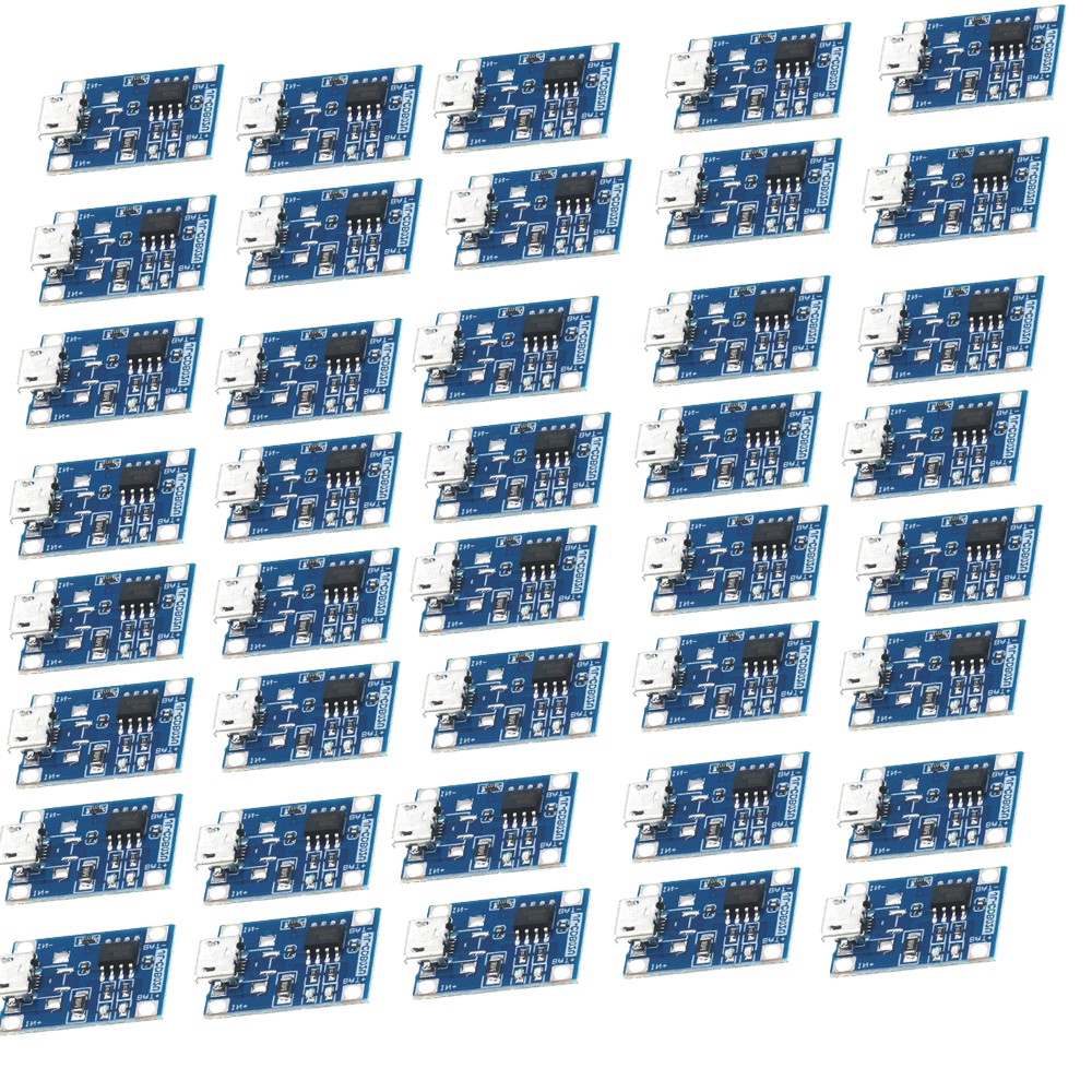 40pcs 5V Micro USB 1A 18650 Lithium Battery Charging Board Charger Module TP4056
