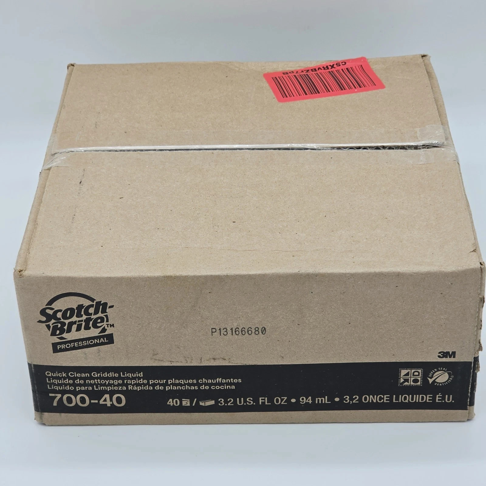 ✨NEW/CASE✨ Scotch-Brite Quick Clean Griddle Liquid 700-40, 3.2 oz (Pack of 40)