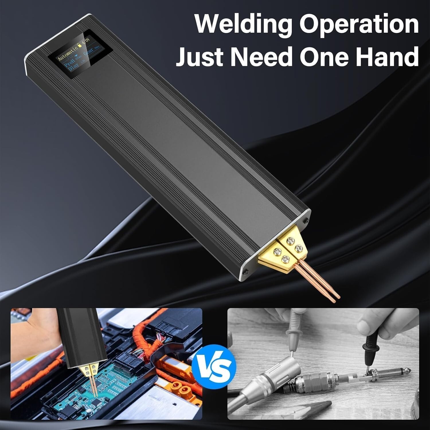 Battery Spot Welder 5000mAh Battery Portable Led Spot Welder for 18650 26650