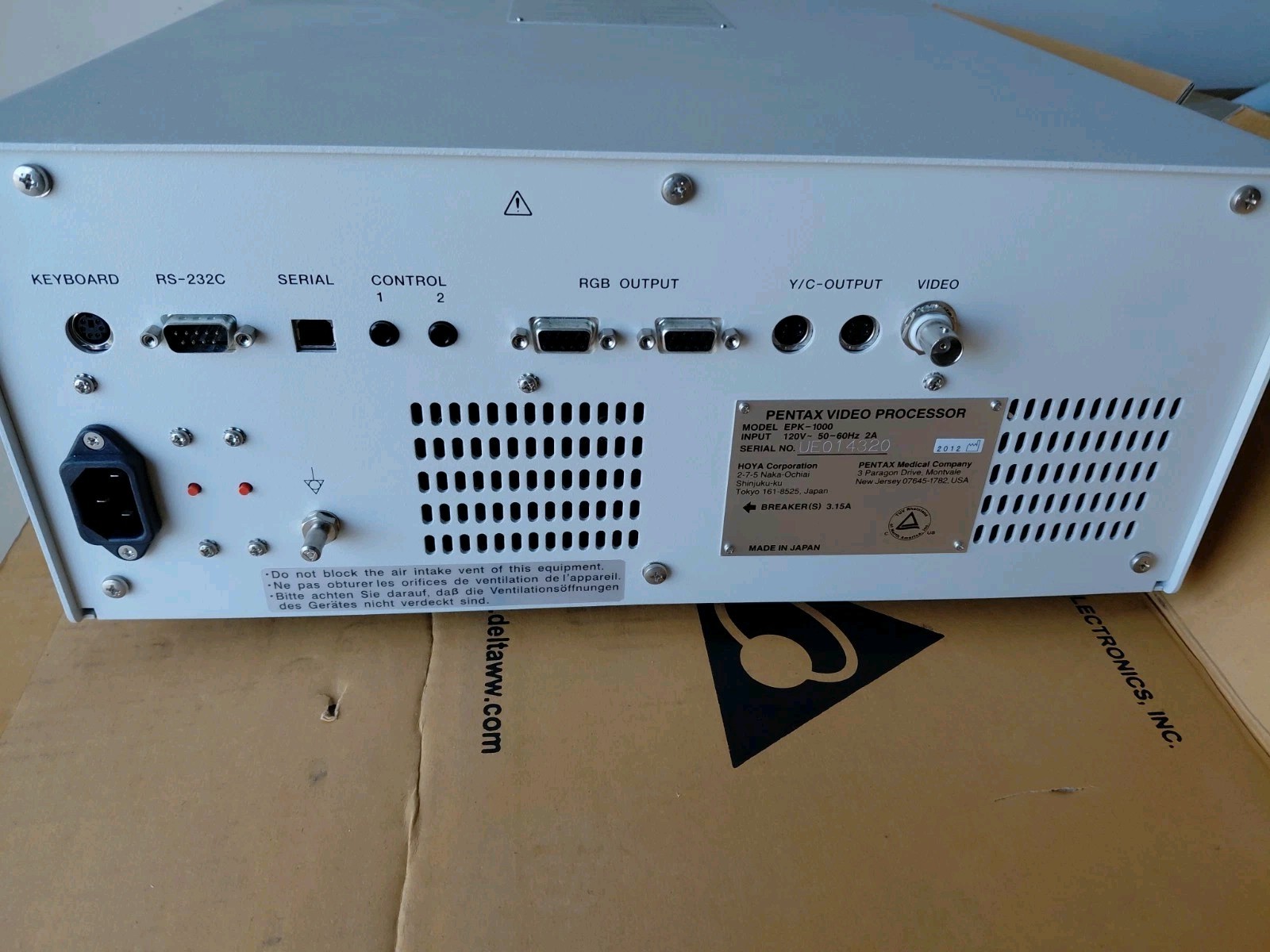 Pentax EPK-1000 Endoscope Video Processor