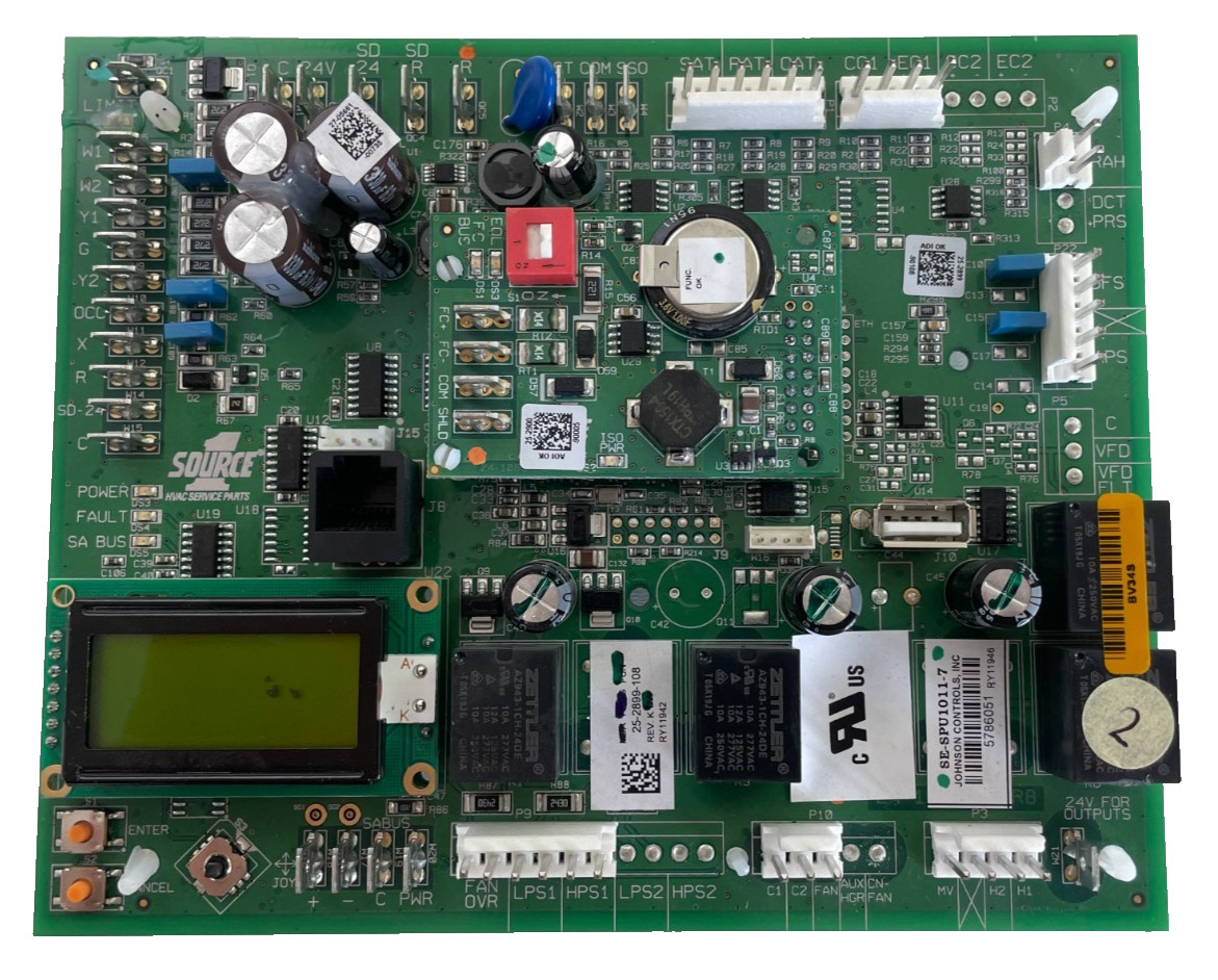 Johnson Controls SE-SPU1011-7 Smart Equipment HVAC RTU Unit Control Board