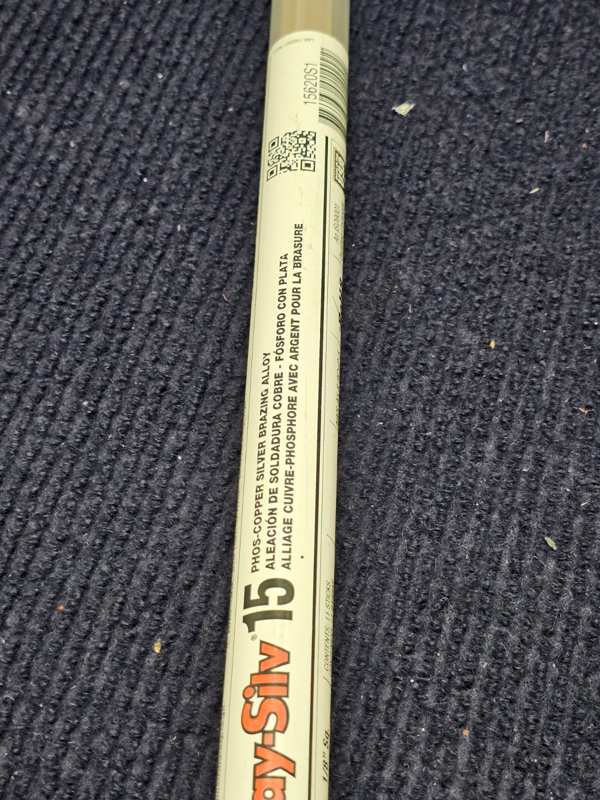 Harris Stay-Silv 15 Phos-Copper Silver Brazing Alloy 11 Sticks 1/8 SQ. 3.2mm NEW