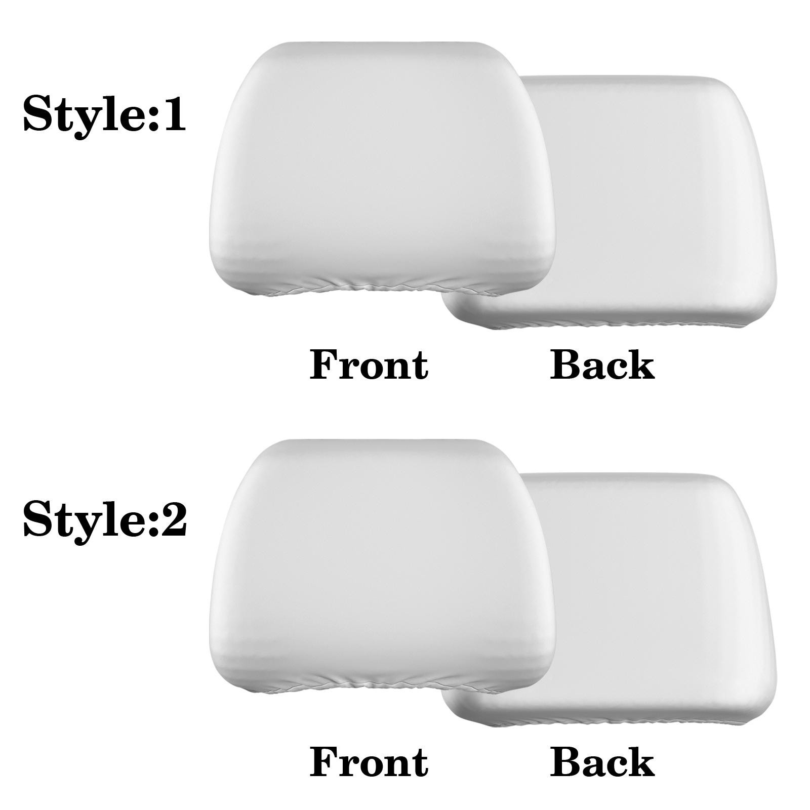 2pcs Cute Chihuahua Print Headrest Covers Interior Decor Accessory Personalize☋
