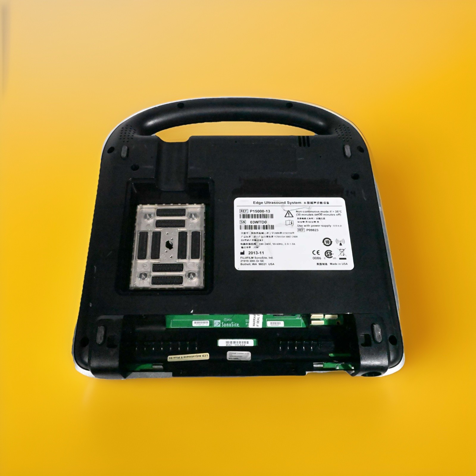 SONOSITE EDGE PORTABLE ULTRASOUND SYSTEM (Transducer Recognition Error)