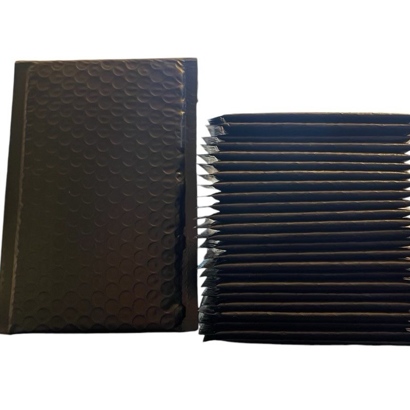 4×7 BLACK POLY BUBBLE MAILERS PADDED BAGS SMALL MAILING ENVELOPES 100 COUNT