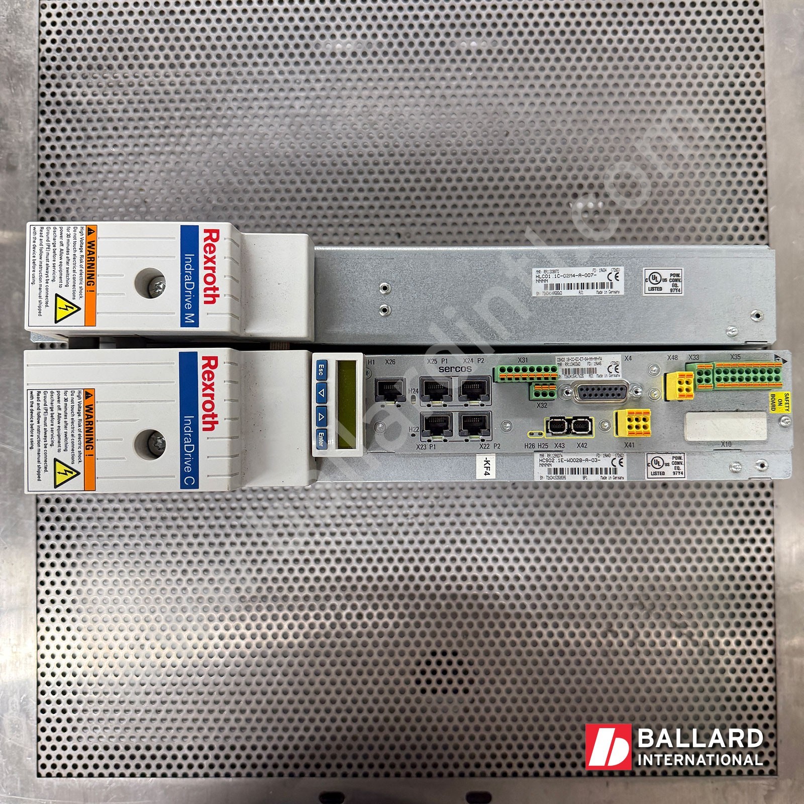 Rexroth HCS02.1E-W0028-A-03-NNNN IndraDrive C Servo Drive w/ IndraDrive M
