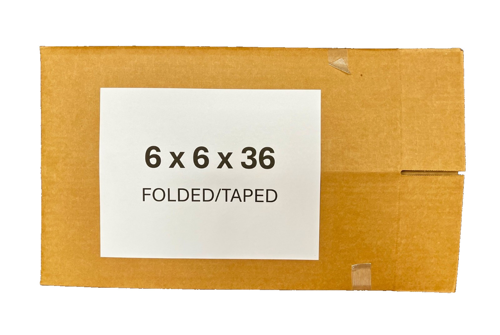 6″ x 6″ x 36″ CARDBOARD BOX – 200 lb – SINGLE BOX – TALL