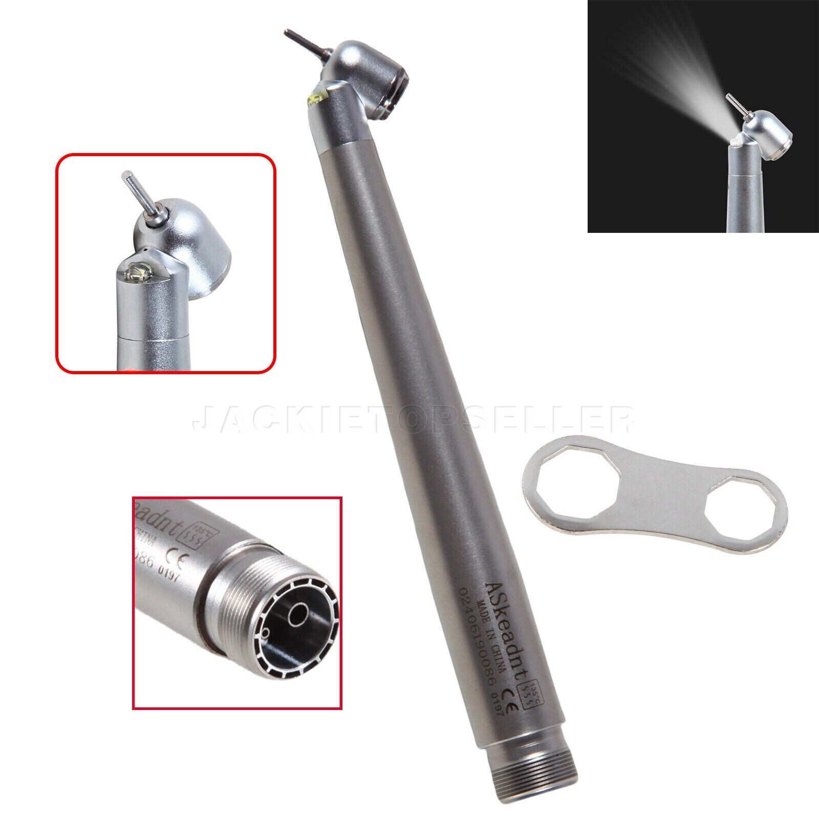 45° Surgical NSK PANA MAX Style Dental Pieza de mano alta velocidad 2Hole Borden