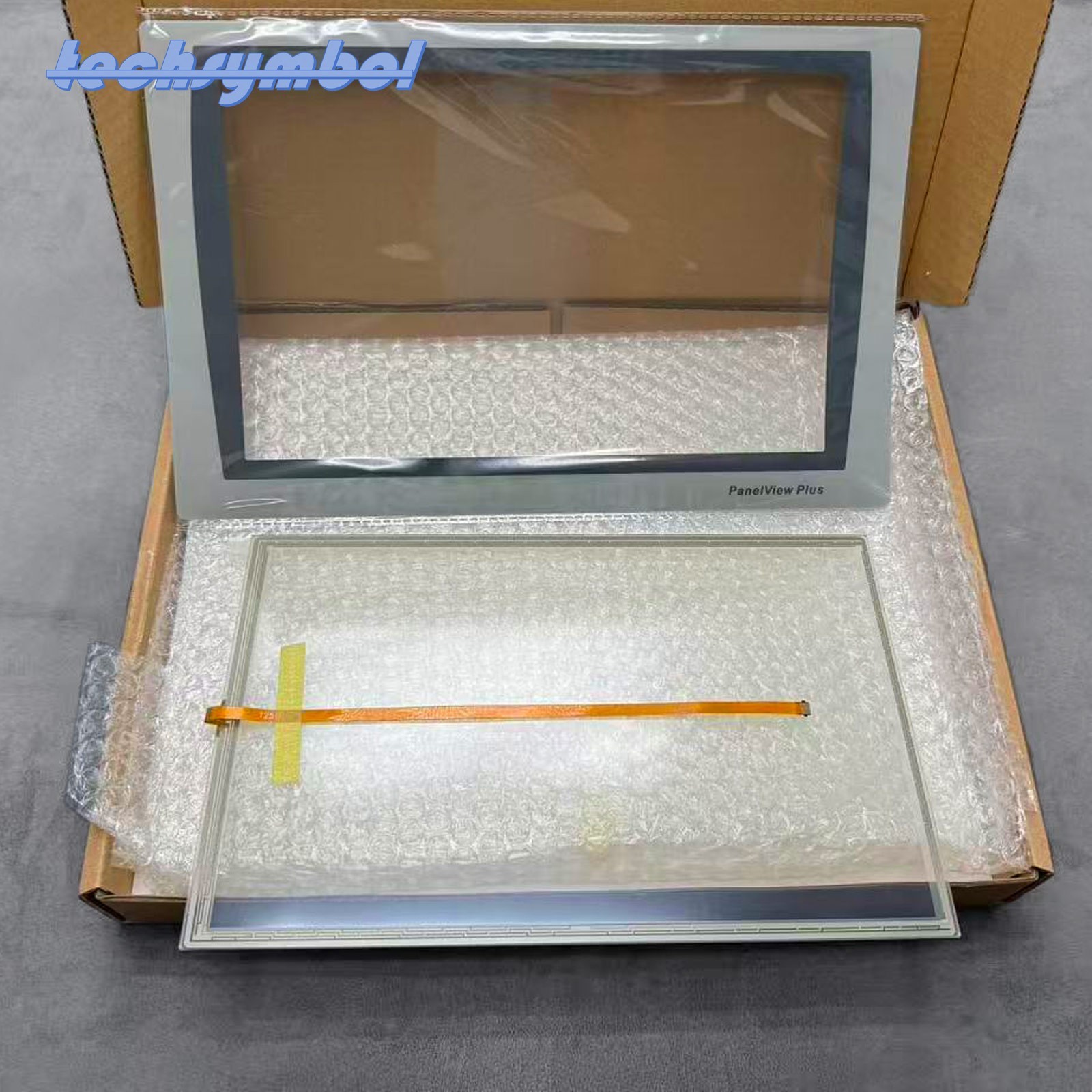 New 2711P-T12W22D9P-A Touch Screen Panel w/ Overlay 2711P-T12W22D9P-B for SER A