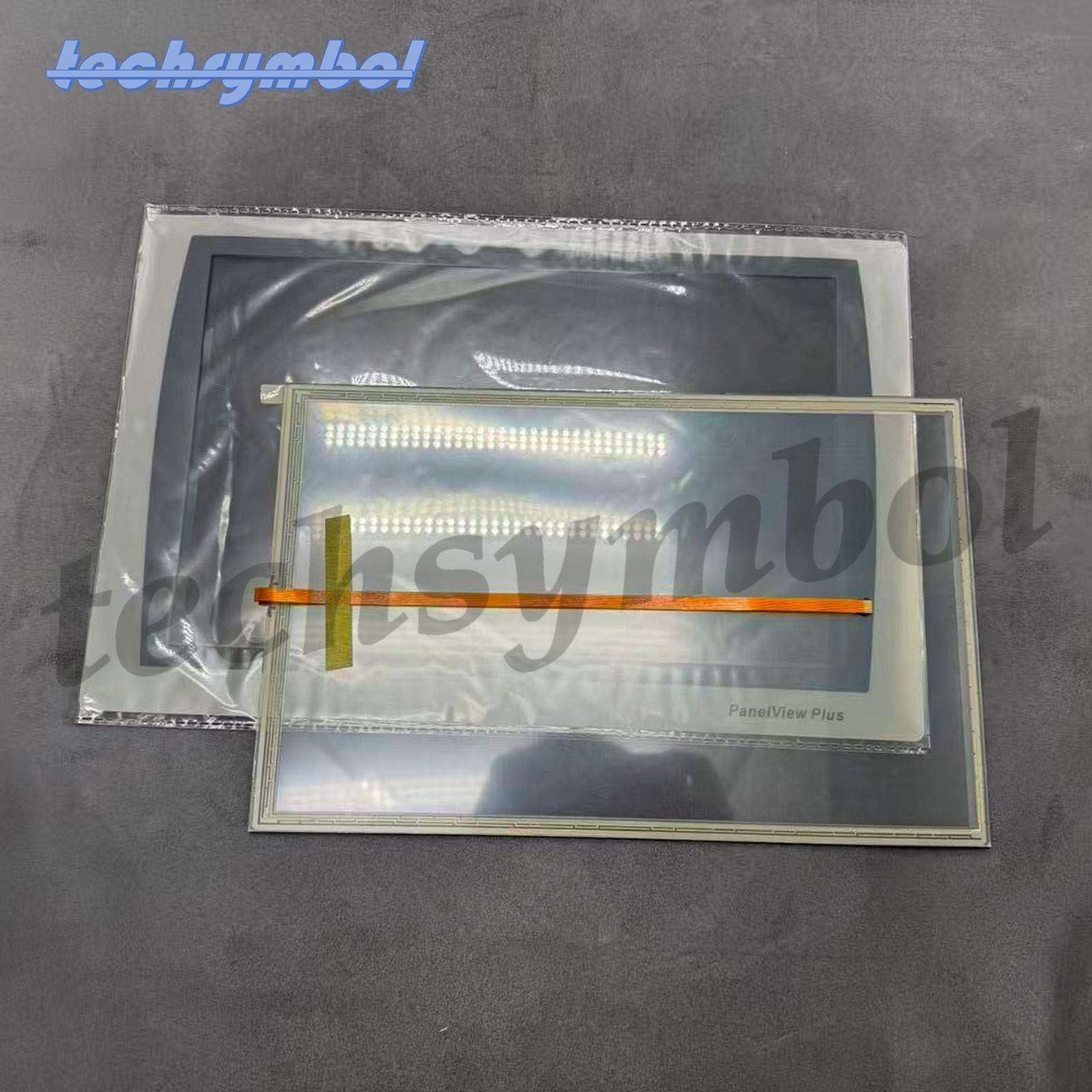New 2711P-T12W22D9P-A Touch Screen Panel w/ Overlay 2711P-T12W22D9P-B for SER A