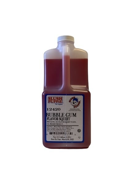 Slush Puppie Bubble Gum Flavor .5 Gal – Flavor Squirt used with Neutral Base
