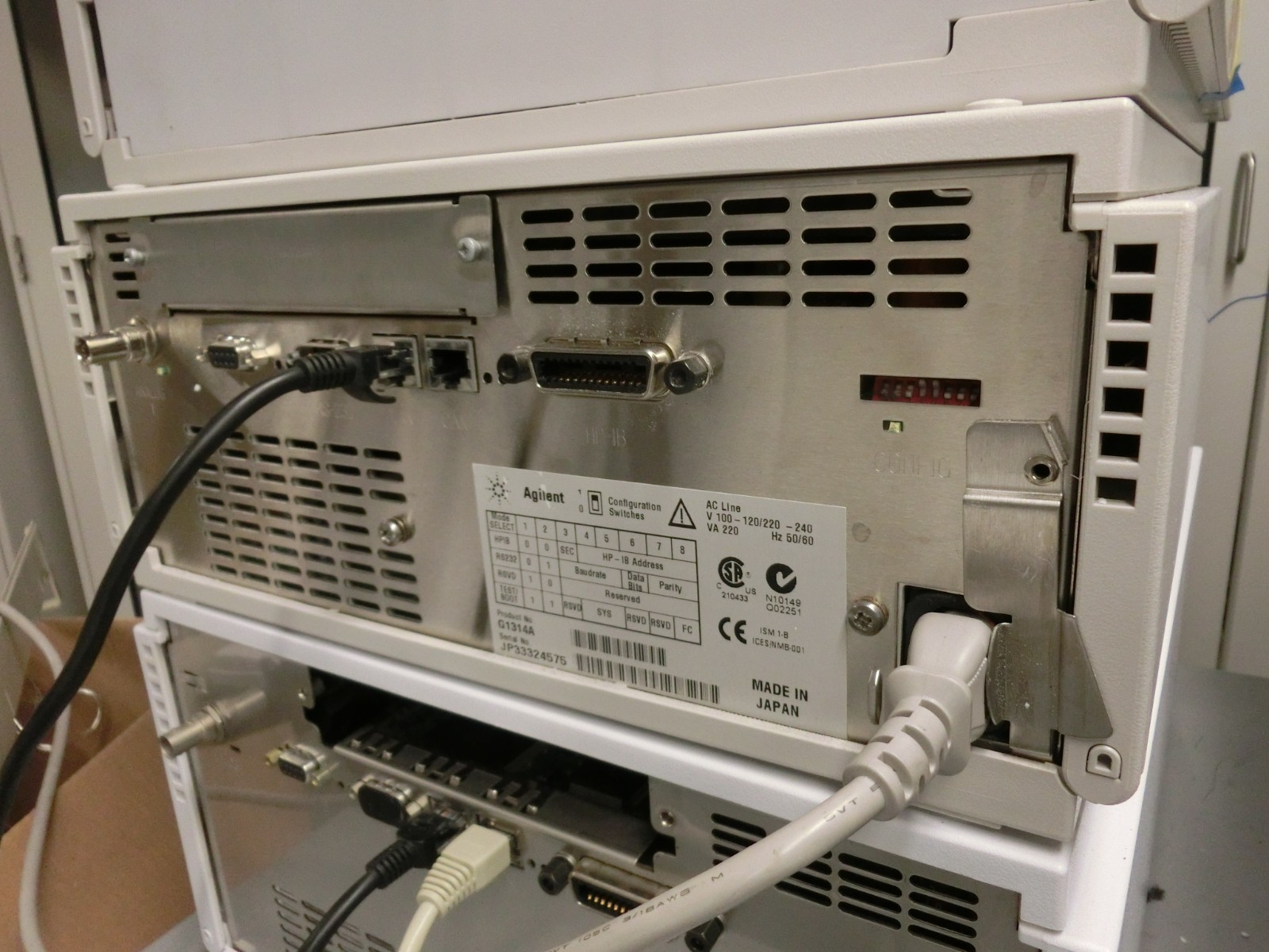 Agilent HP 1100 HPLC VWD Variable Wavelength Detector G1314A Working Tested