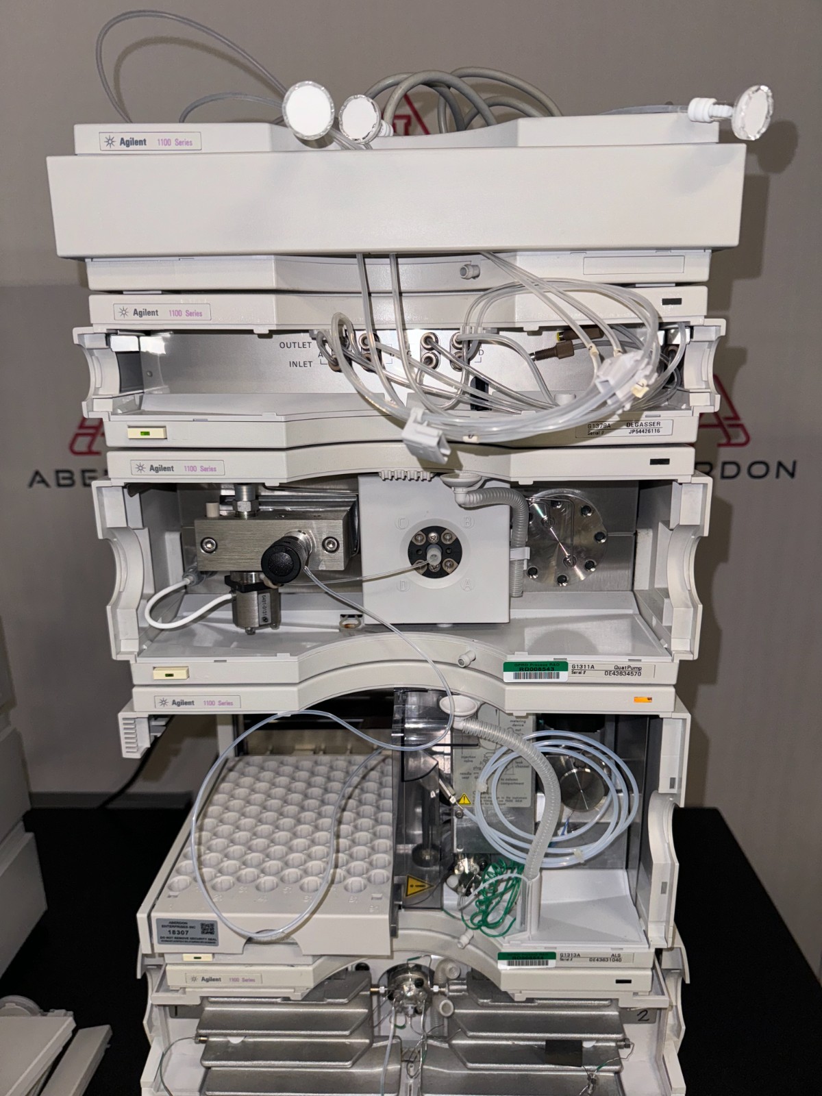 Agilent 1100 HPLC System Pump Autosampler G1315B DAD Detector Column Oven #18307