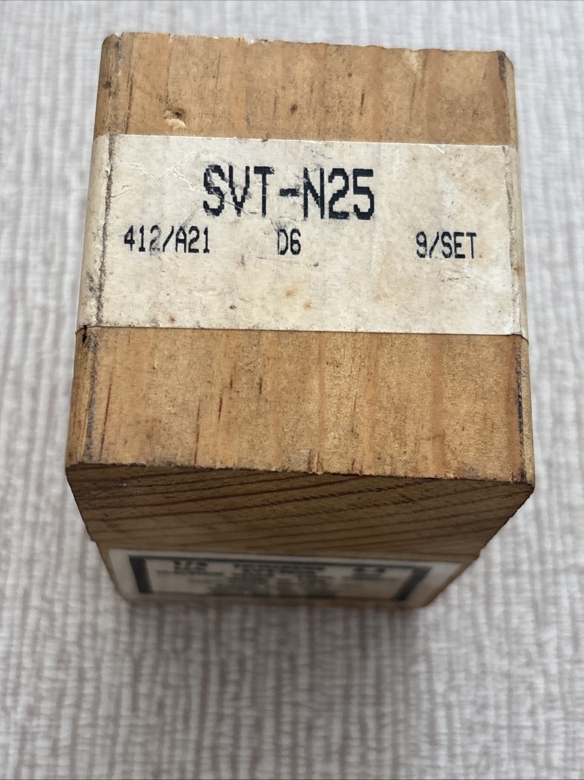 EMED 1/4 X6.4mm Numbers SVT-N25 Machine Made Steel Stamps USA