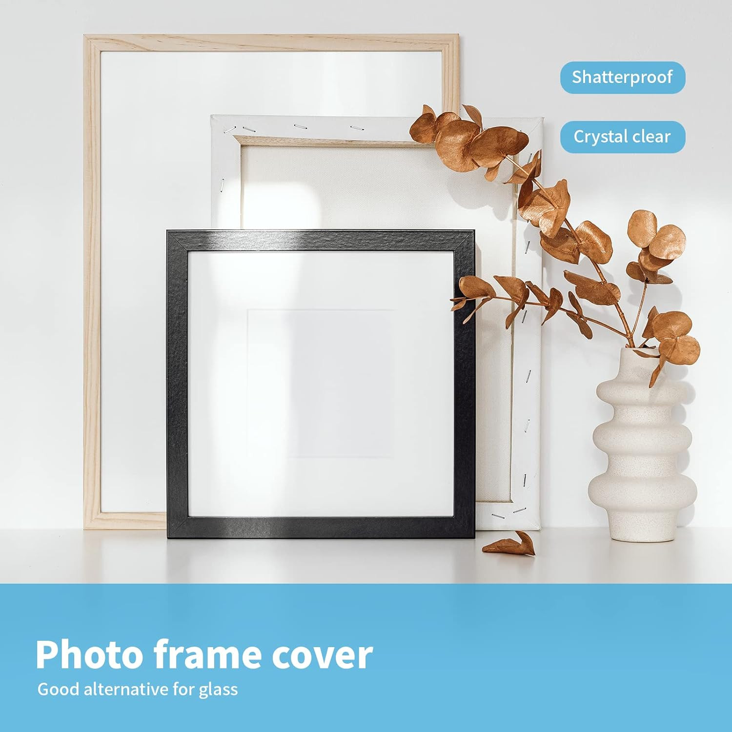 5-Pack of 8×10″ Pet/Plexiglass Sheets, Transparent Clear Flexible Plastic Sheet