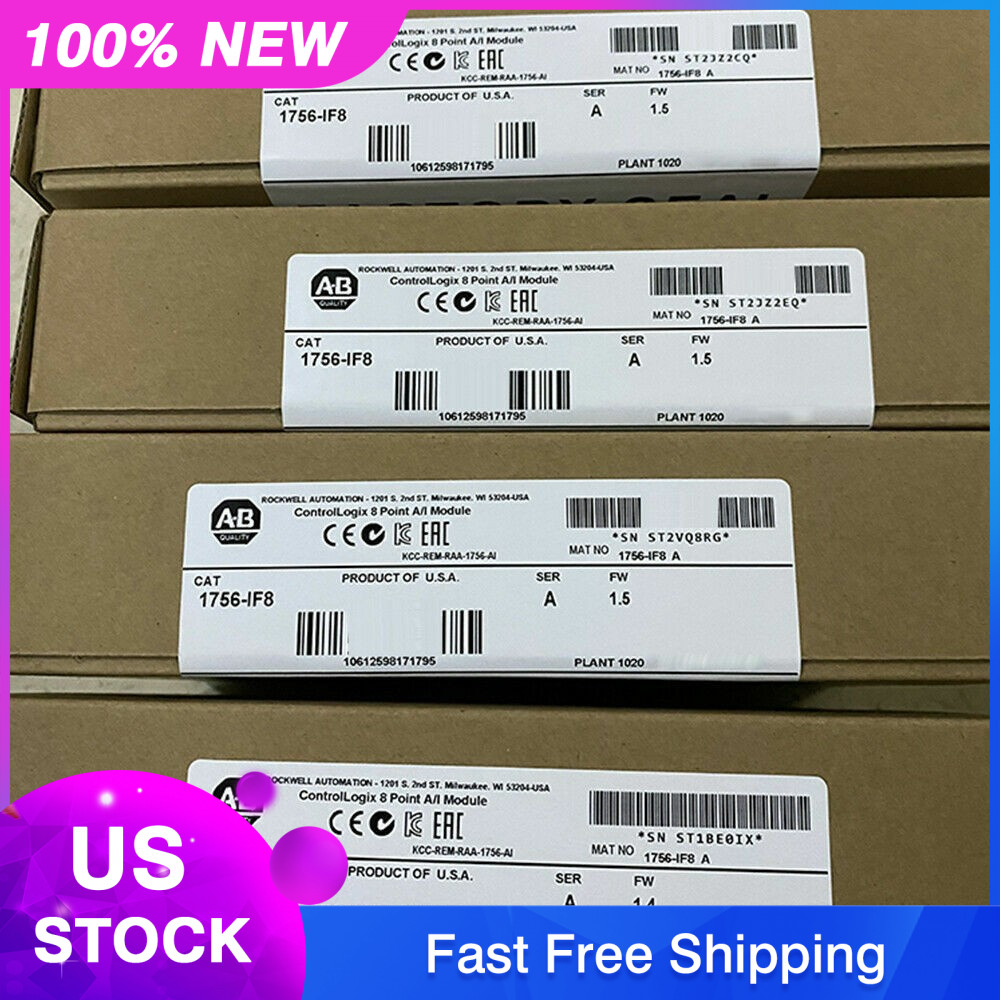 New Sealed Allen Bradley 1756-IF8 ControlLogix 8 Point A/I Module 1756IF8 Ser A
