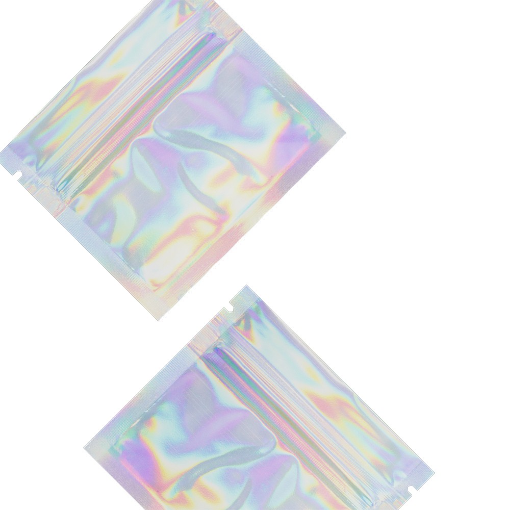 100/500/1000 Double-Sided Color Mini Sample Size Packaging Zipper Seal Bags