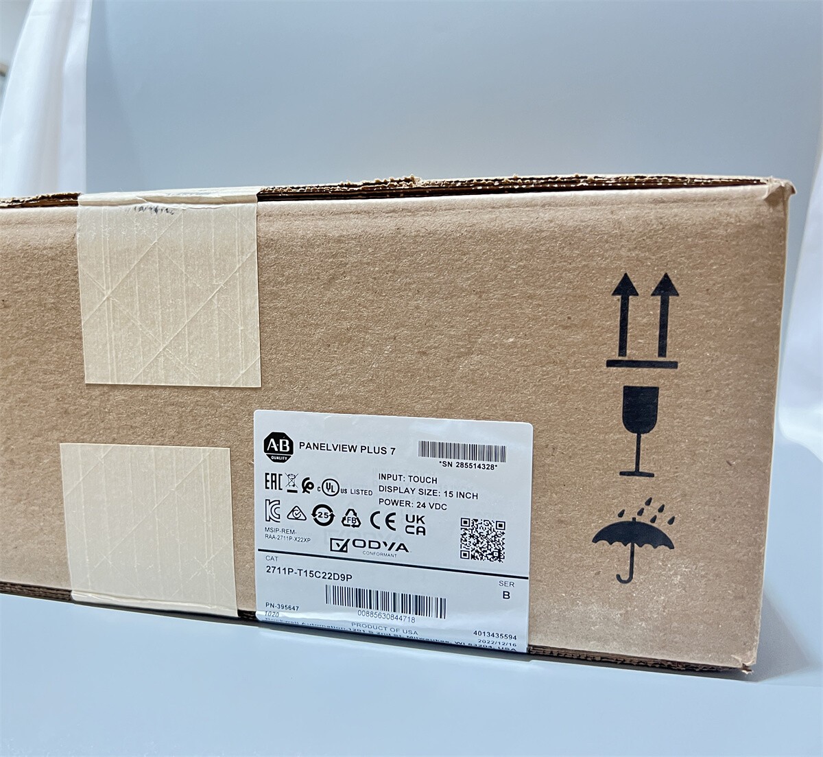 Allen-Bradley 2711P-T15C22D9P Ser B PanelView Plus 7 Controlled Terminal New