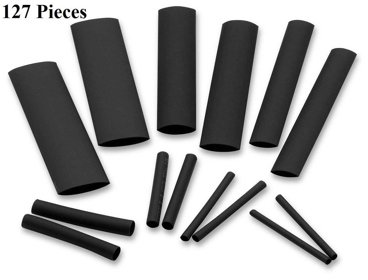 127-Piece Heat Shrink Tubing Set for Electrical Wires – Assorted Wrap Cable Kit