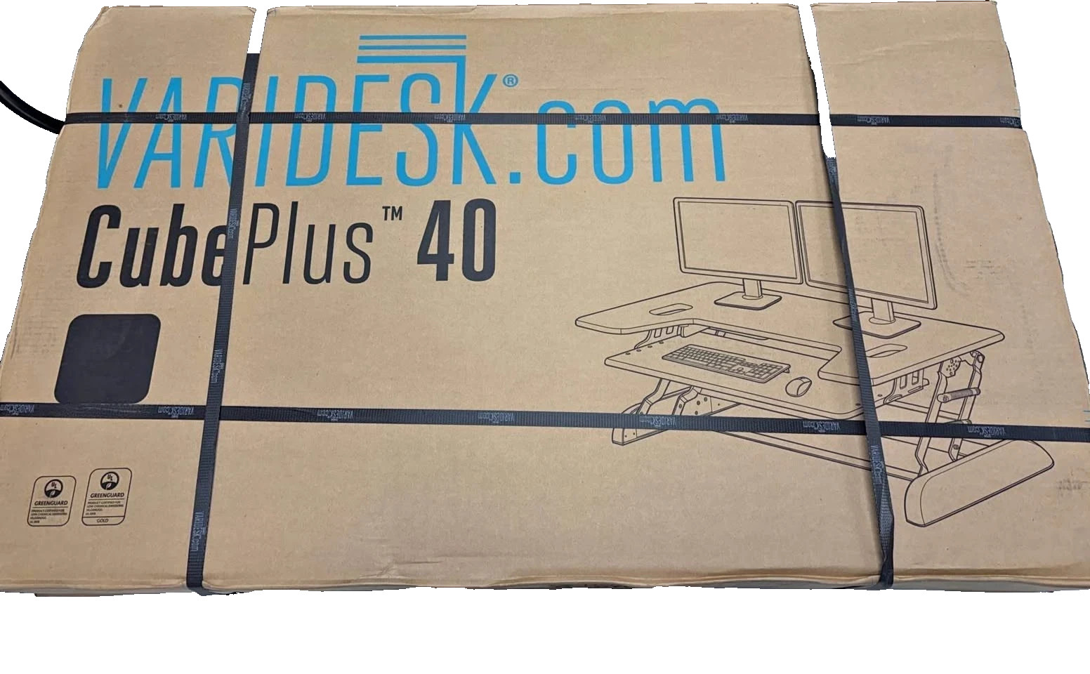 (6) Varidesk Cube Plus 40 Desk Adjustable Height Lot of 6 new Office Upgrade