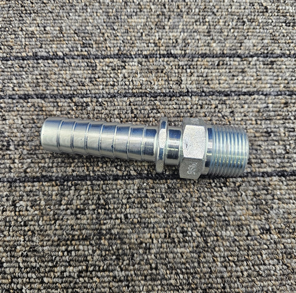 (QTY 2) Dixon MS6 Steel Hose Shank Male Stem Coupling Fitting 4-1/4″ x 1″ x .61″