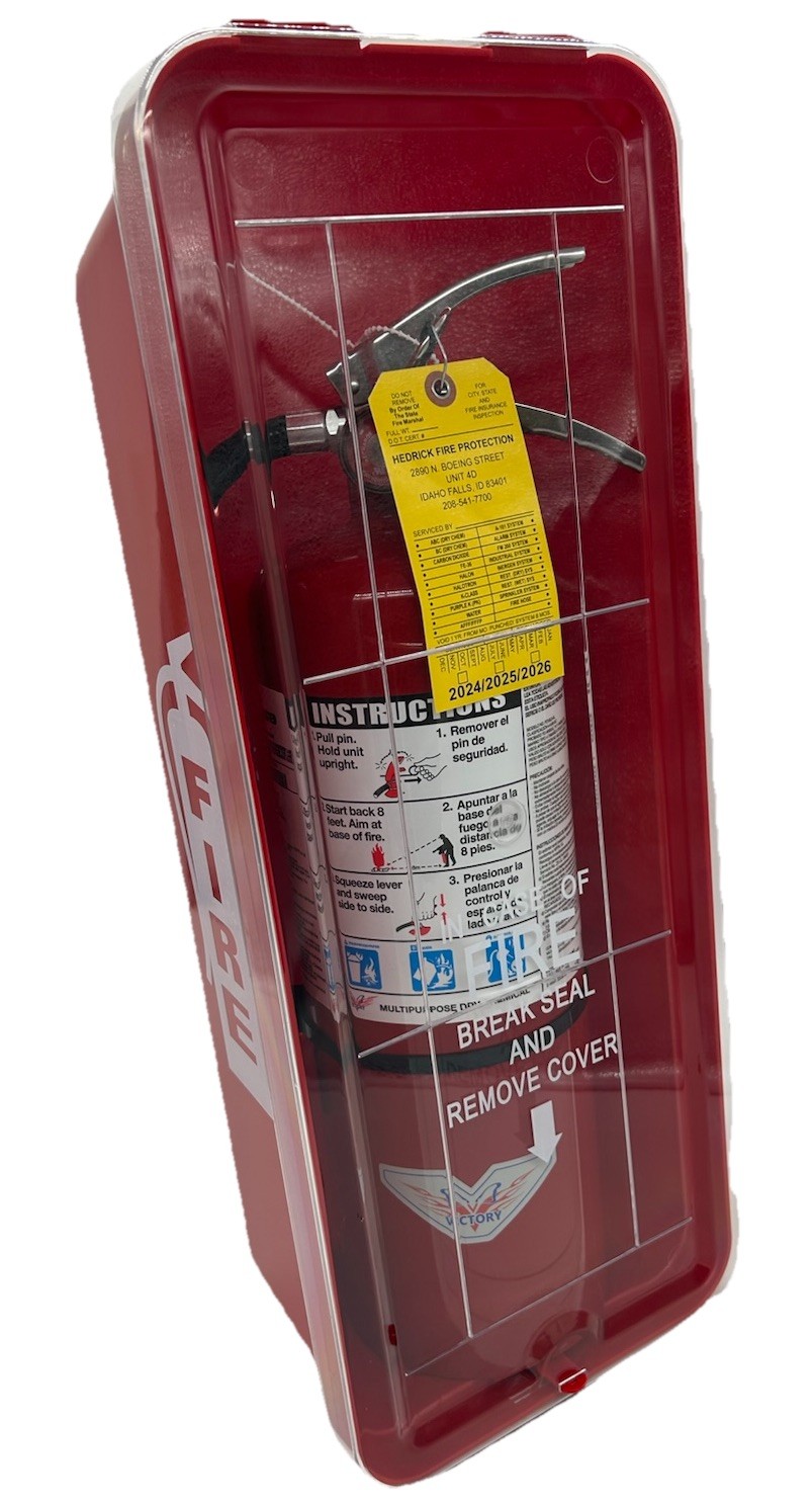 Plastic Fire Extinguisher Cabinet for Indoor and Outdoor Use