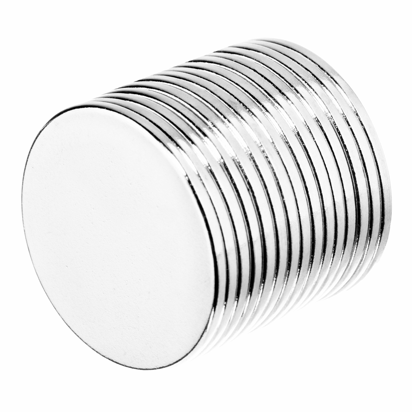 1 x 1/16 Inch Neodymium Rare Earth Disc Magnets N52 (15 Pack)