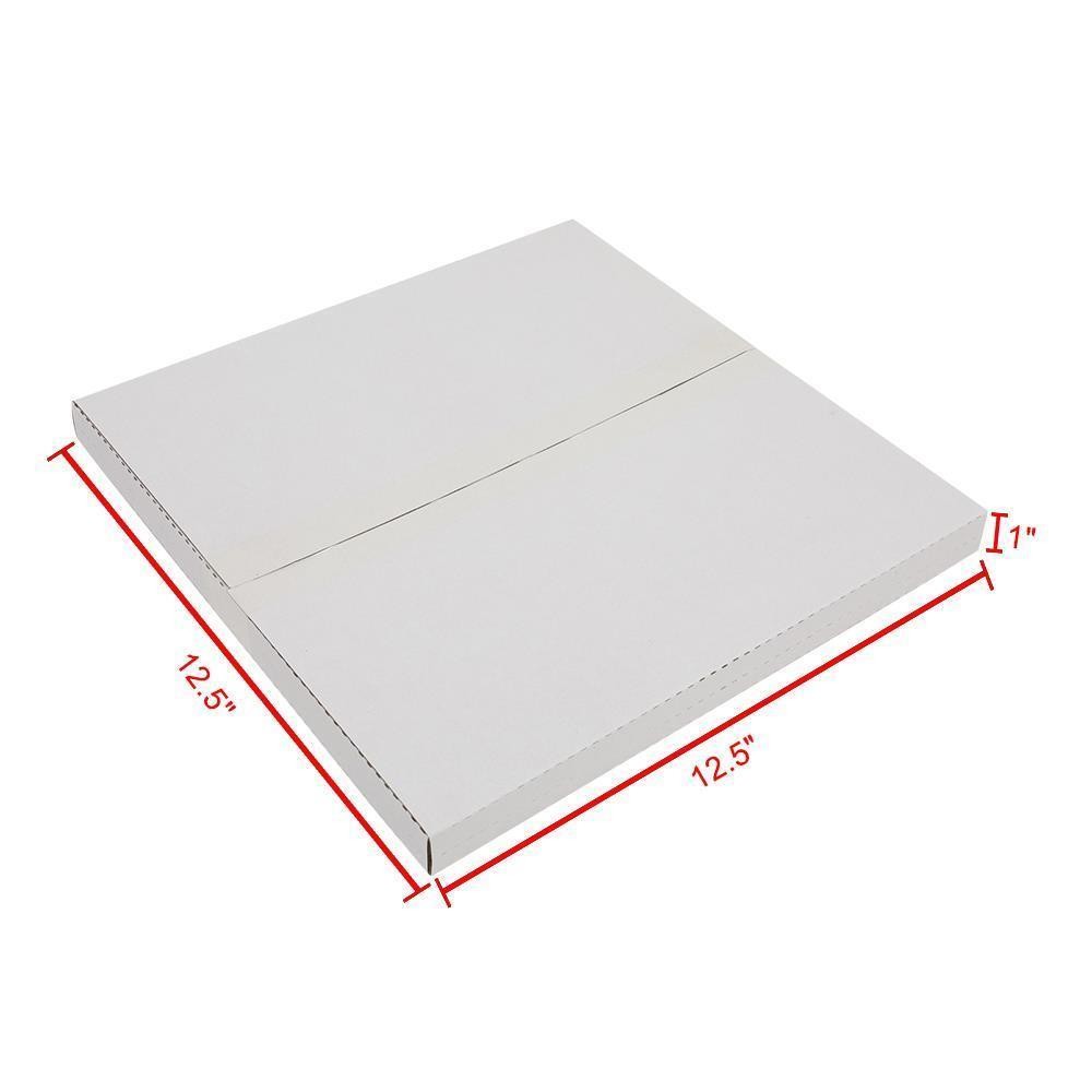 100 LP Record Album Mailer Book Box 12.5″ x 12.5″ x (1/2″ or 1″) Lightweight