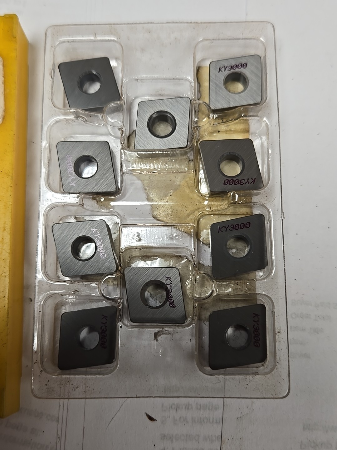 New Pack of 10 Kennametal Kyon CNGA433T KY3000 Ceramic Indexable Inserts
