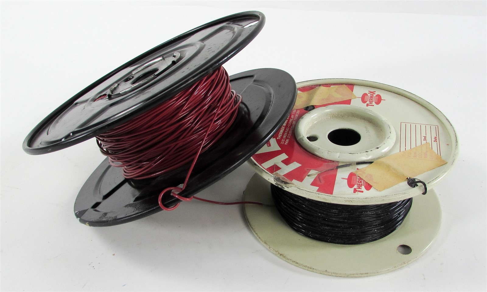 NOS Two Spools of 700+ft Stranded Conductor Wires (HMS2-1563-24BUE0) & 22 AWG