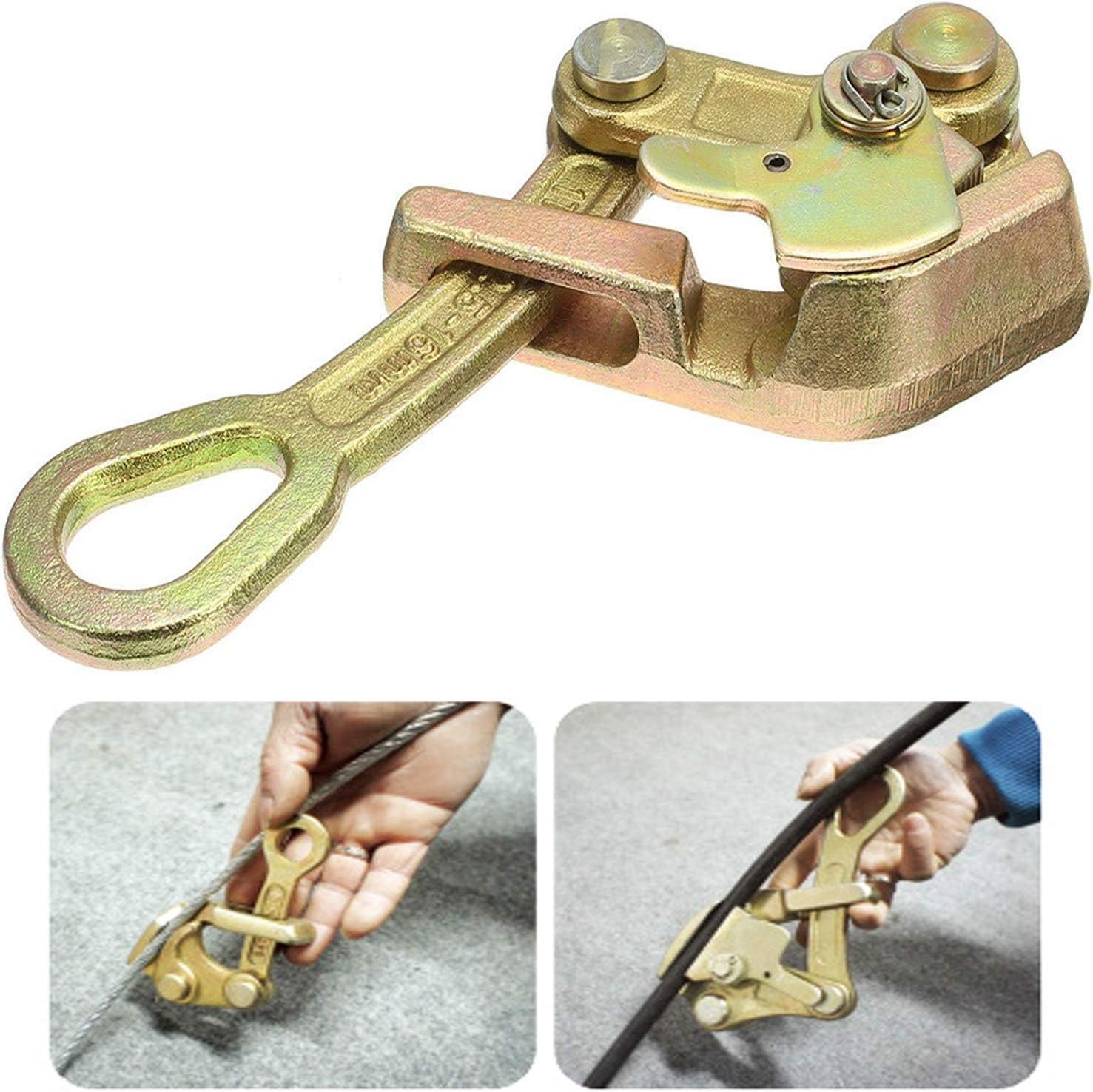 Cable Grip Wire Gripper Steel Cable Puller Tool for Wire Rope,Pulling 2204 Lb…