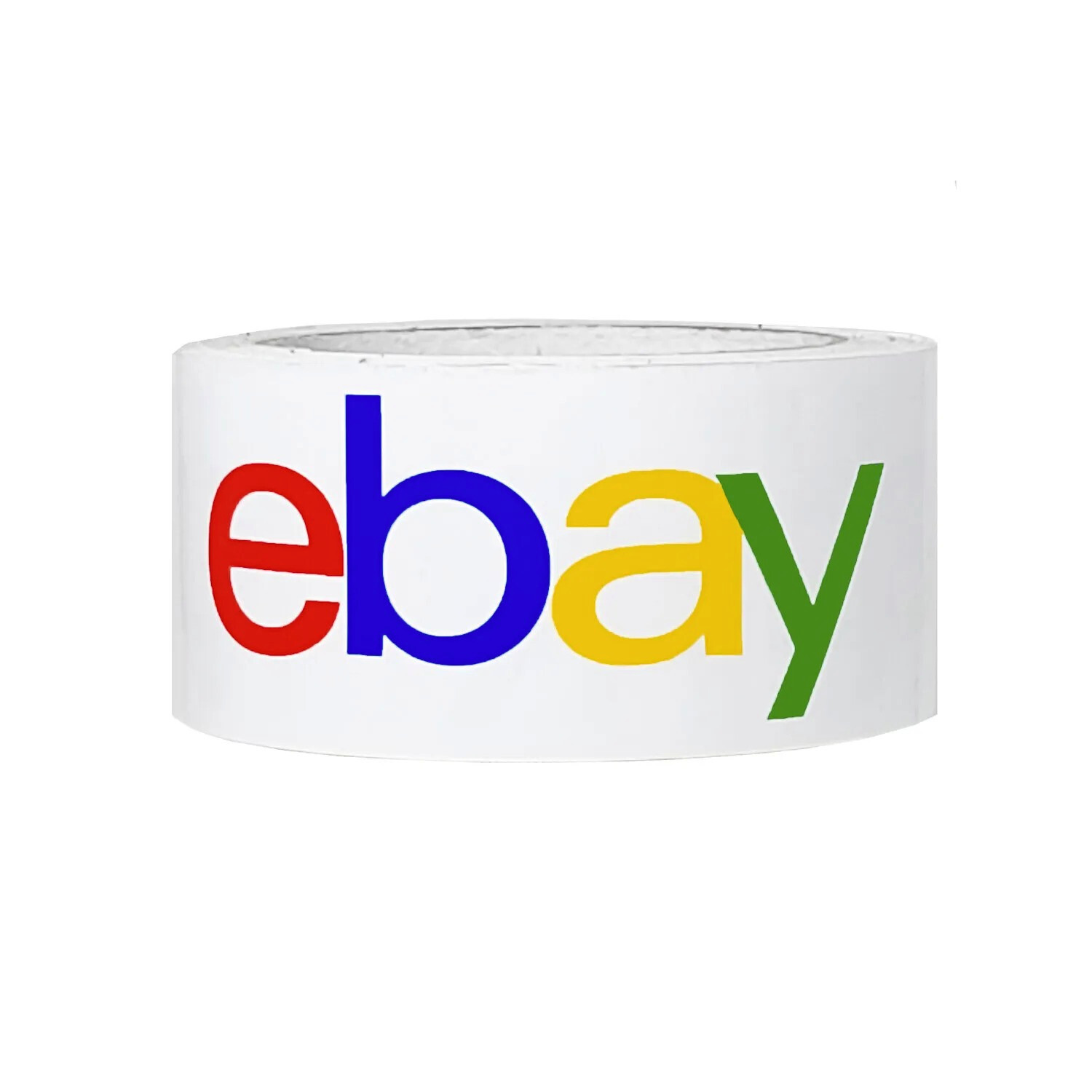 Lot 6 Rolls eBAY Sealing Packaging Tape Color Logo 2″ 75 Yards Carton Shipping