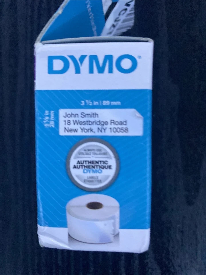 Dymo #30254 Address Label 1.12″ Width x 3.50″ Length Rectangle 130/Roll