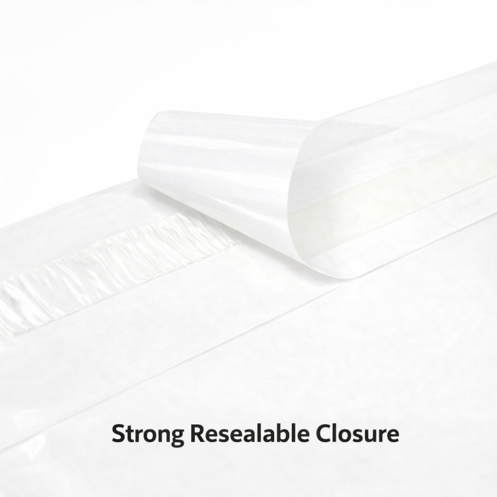 Clear Resealable OPP Cello Bags 1.5 Mil Poly w/ Suffocation Warning – Multi Size