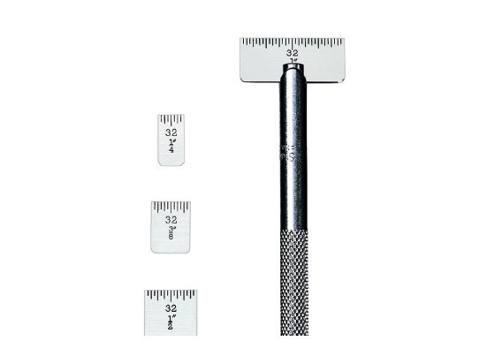 Starrett S423Z Small Steel Rule with Holder, 1/4″ to 1″ Length IN STOCK