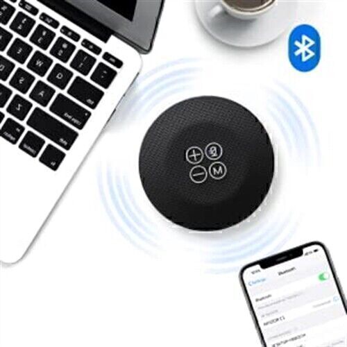 Wireless Mini Bluetooth Speaker w/Microphone Conference Speakerphone for Laptop