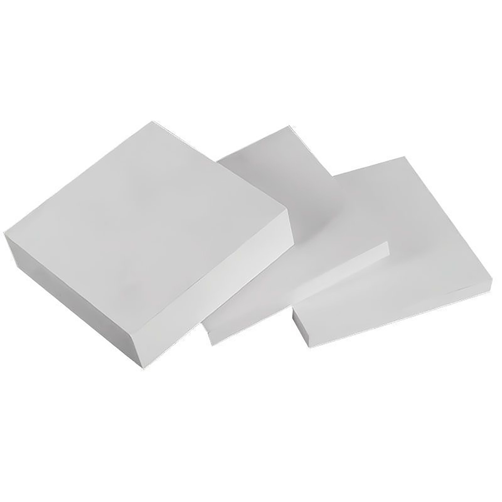 White PTFE Sheet Plate Hard Plastic Panel High Thermoplastic 0.2-30mm Thick DIY