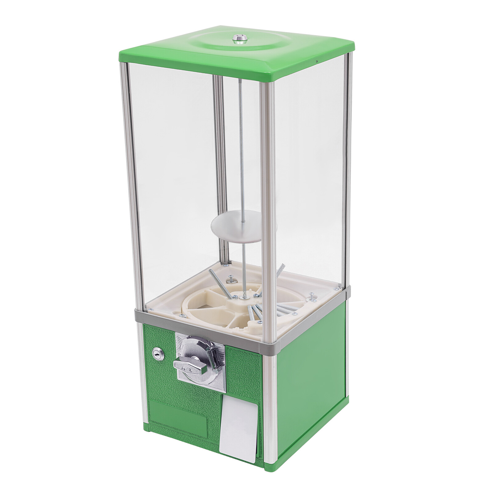 26*26*64cm Gumball Machine with Keys – Modern Bubble Gum Candy Dispenser
