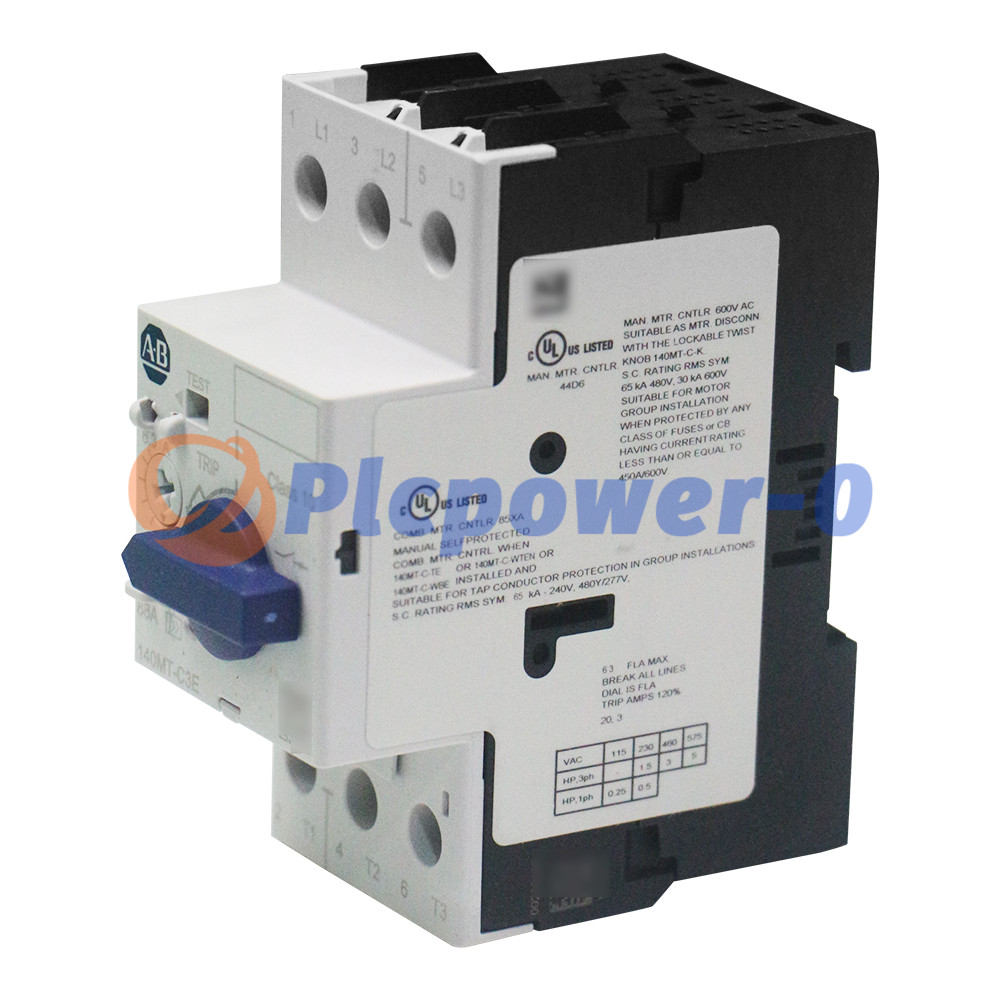New AB 140MT-C3E-B63 Motor Protection Circuit Breaker Standard Magnetic Trip