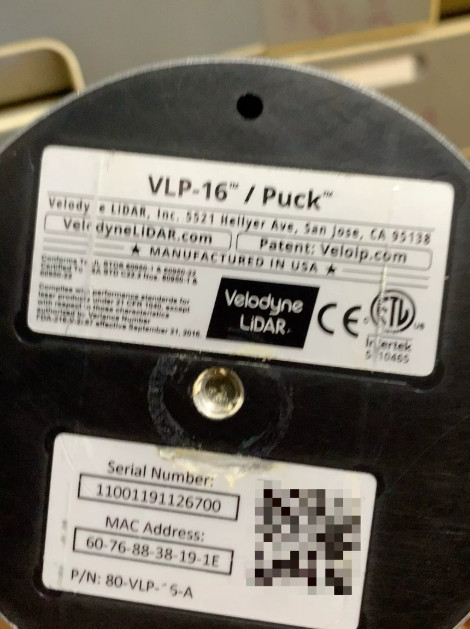 Velodyne VLP-16 Puck LiDAR Sensor 360 Bundle w/ Interface Box & USB 3D Mapping