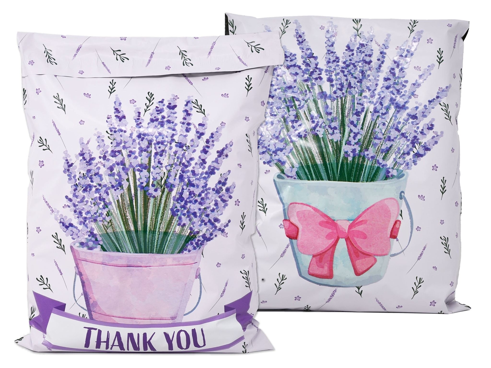 10 Designs! Ultimate Thank you Poly Mailers Collection, 10×13″ Combo, Self Seal