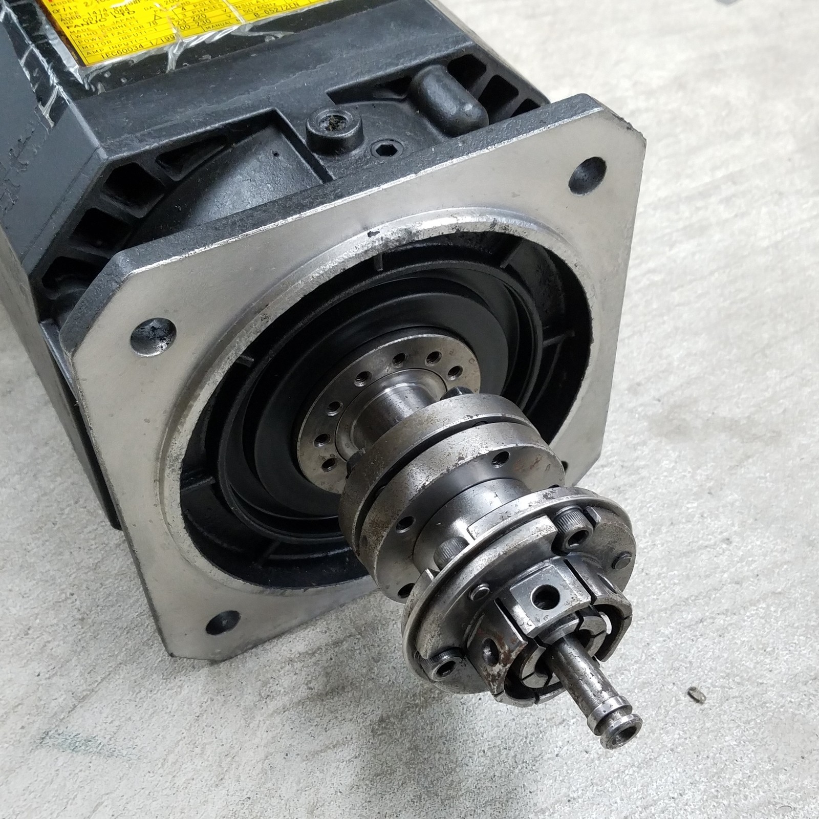 Fanuc A06B-1474-B128#F321 AiT2/10000 AC Servo Motor, 10000 RPM Max @ 3.7kW