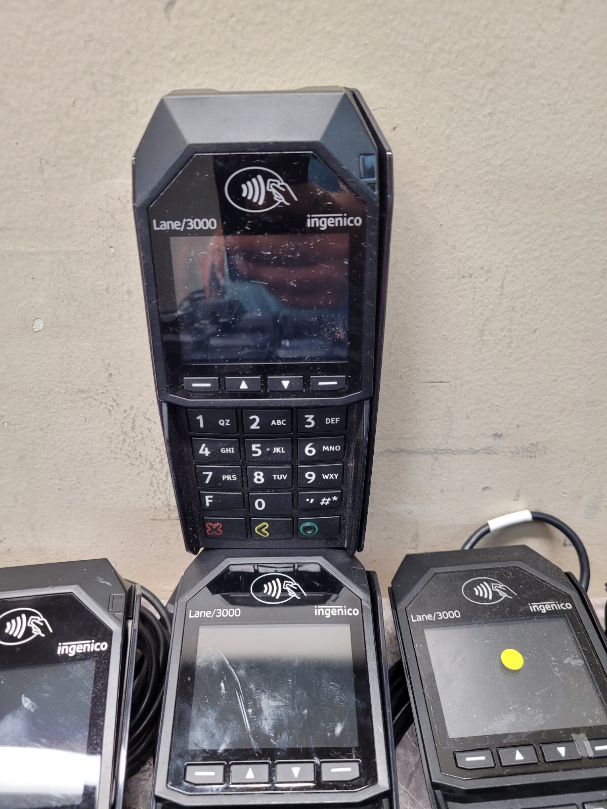 29x Ingenico Lane/3000 CL /ETH Pin-Pad Credit Card Terminals w/ USB Cords