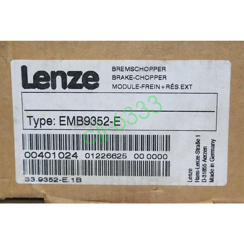 EMB9352-E NEW LENZE EMB9352E Brake Module